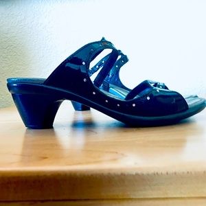 Almost New, Strappy Black Naot Dress Sandals